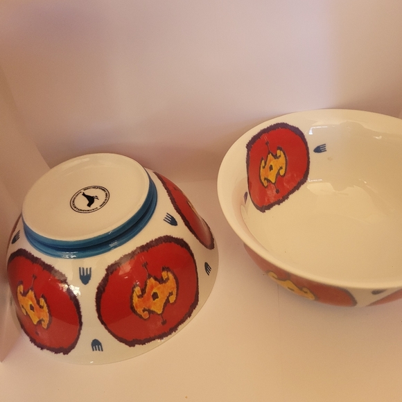 Anthropologie Other - 2 Anthropologie Bowls Multicolor Cereal Bowl 6 Inches **READ